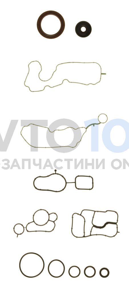 Комплект прокладок з різних матеріалів