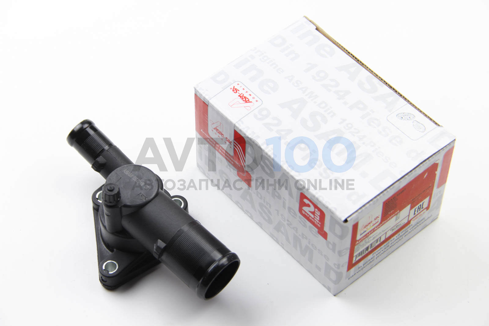 Термостат Renault Logan, Clio, Kangoo, Sandero 1.2i (01-) (32882) Asam
