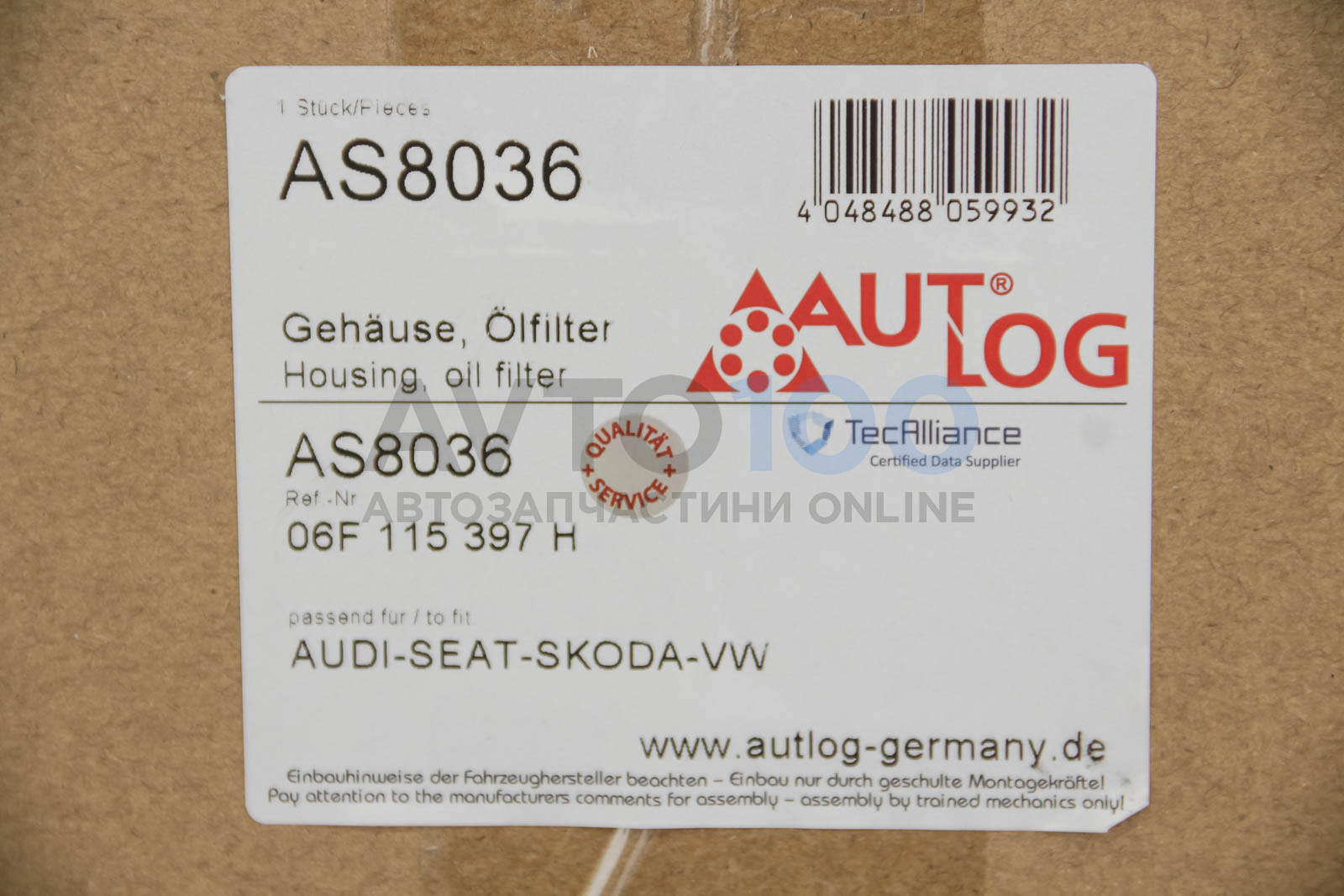 AS8036 AUTLOG