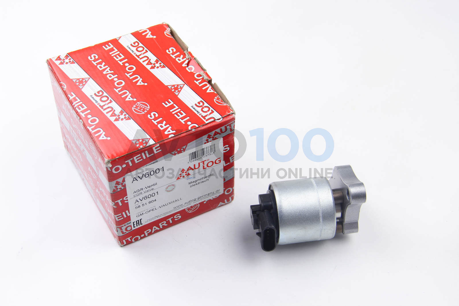 Клапан EGR Opel ASTRA G,VECTRA B/C, COMBO, CORSA C 1.4-1.8 95-