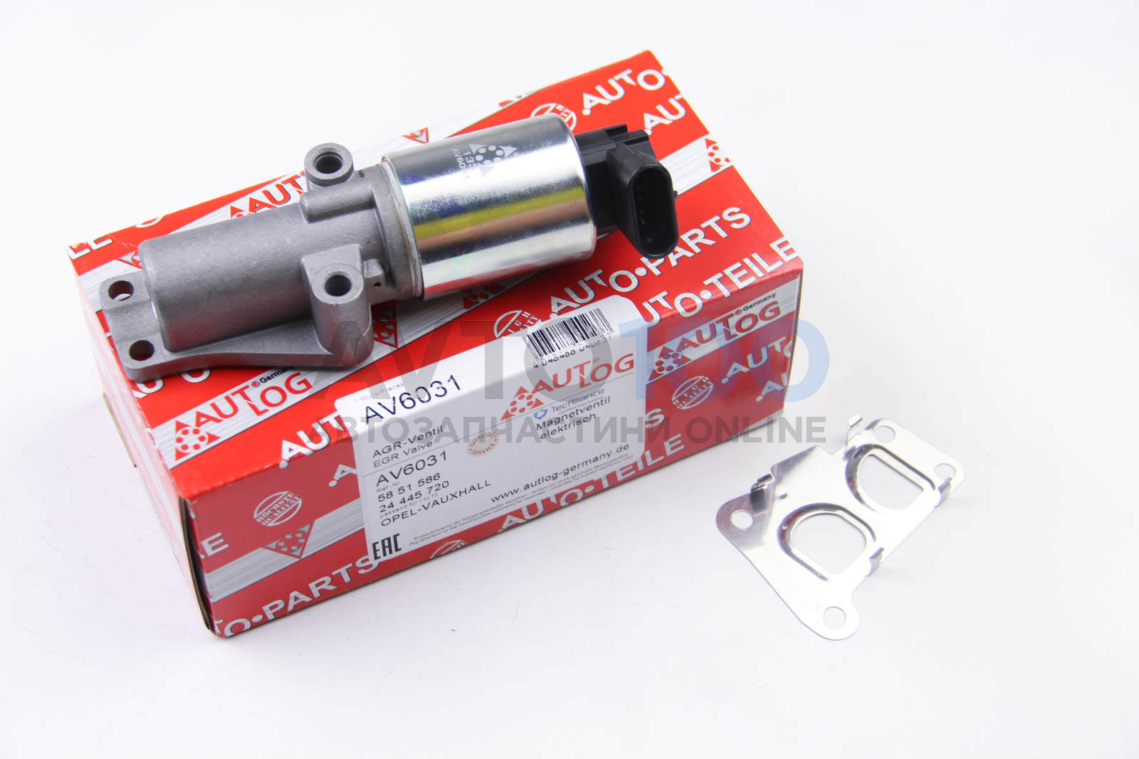 Клапан EGR Opel ASTRA G/H/H GTC, VECTRA C/C GTS, MERIVA 1.6 00-