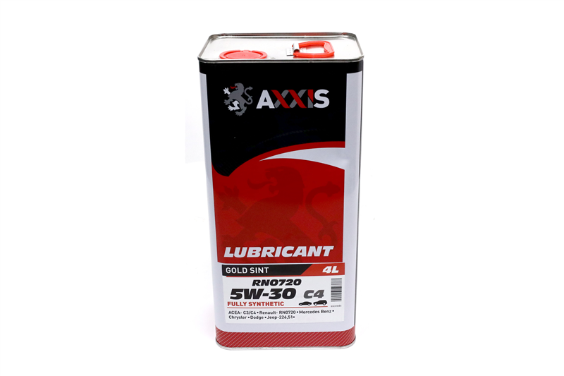 Олива моторна AXXIS 5W-30 С4 RN0720 Gold Sint (каністра 4 л)