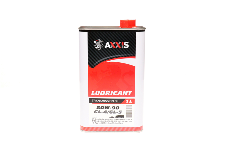 Олива трансмісійна AXXIS 80W-90 GL-4/GL-5 (Каністра 1л)