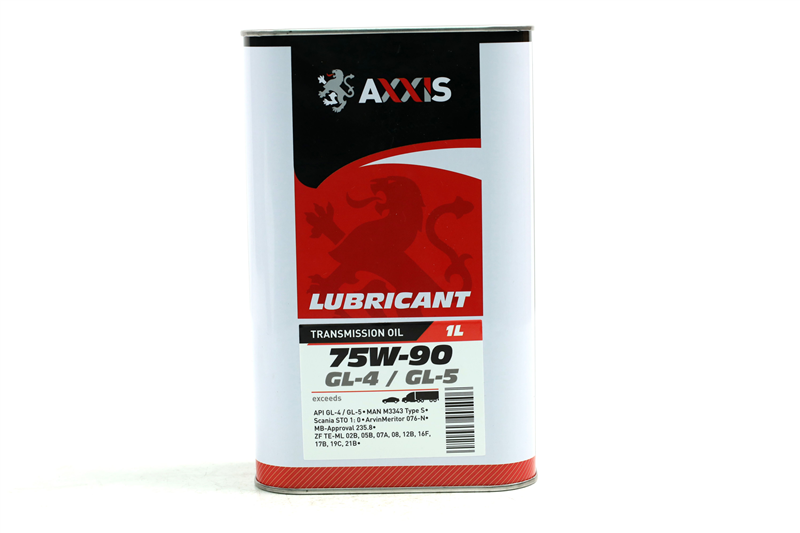Олива трансмісійна AXXIS 75W-90 GL-4/GL-5 (Каністра 1л)