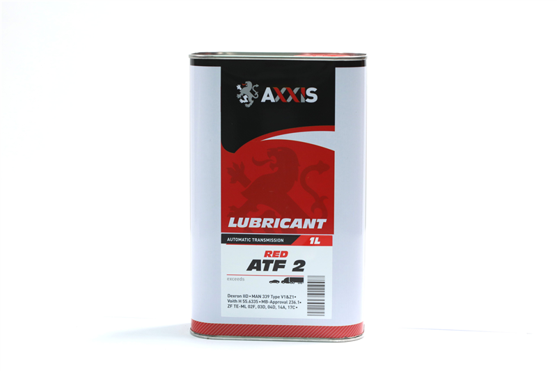 Масло трансмісійне(червоне) AXXIS ATF 2 (Каністра 1л)