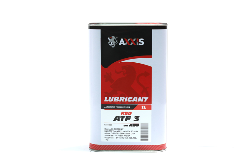 Олива трансмісійна(червоне) AXXIS ATF 3 (Каністра 1л)