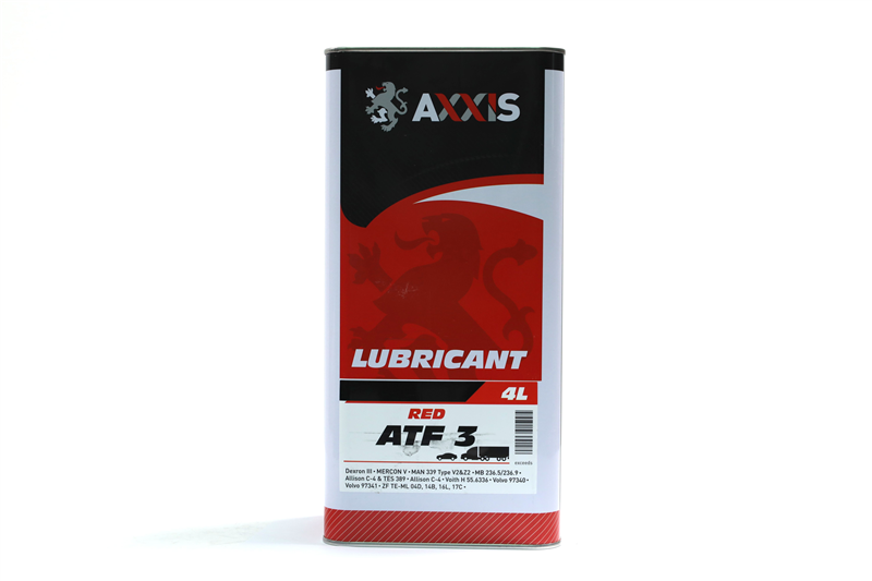 Олива трансмісійна(червона) AXXIS ATF 3 (Каністра 4л)
