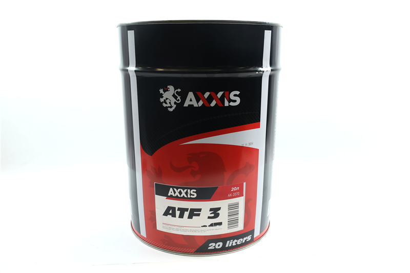 Олива трансмісійна (червоне) AXXIS  ATF 3   (Канiстра 18л)