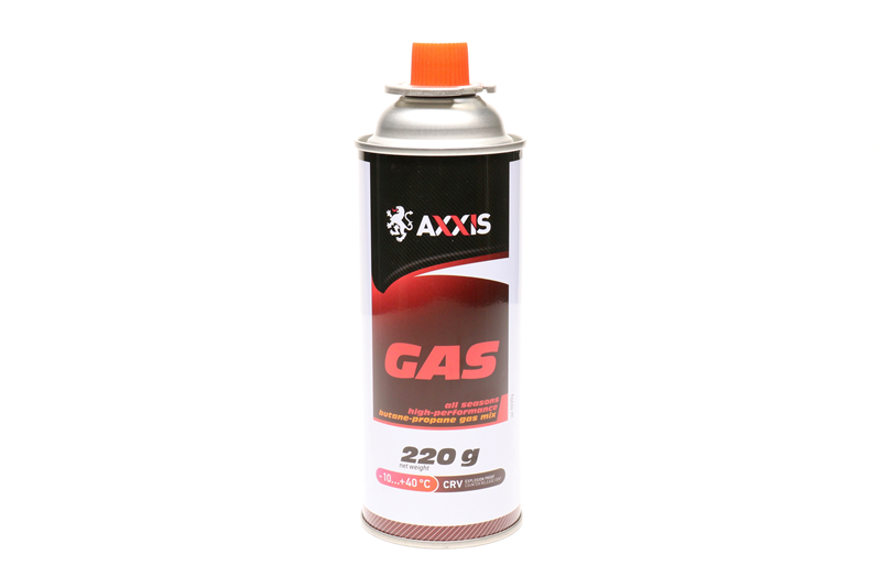 Газ всесезонний для пальників (балон 450ml / 220г)