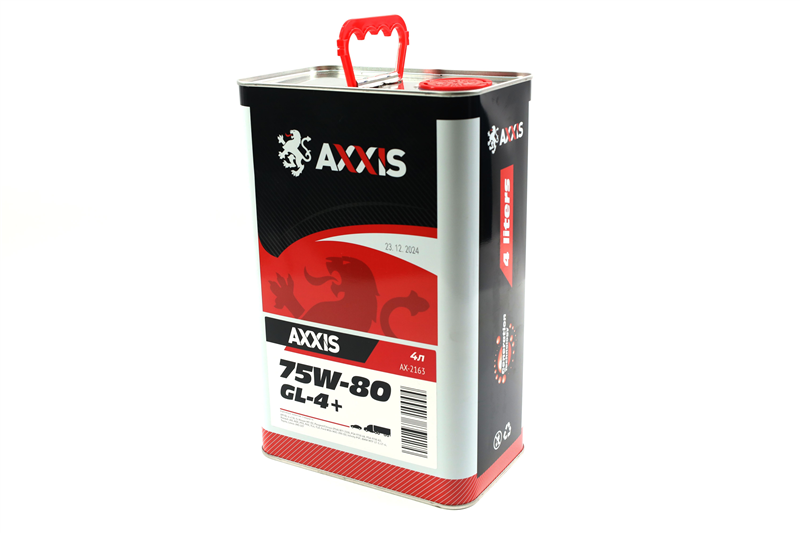 Олива трансмісійна AXXIS 75W-80 GL-4 + (Каністра 4л)