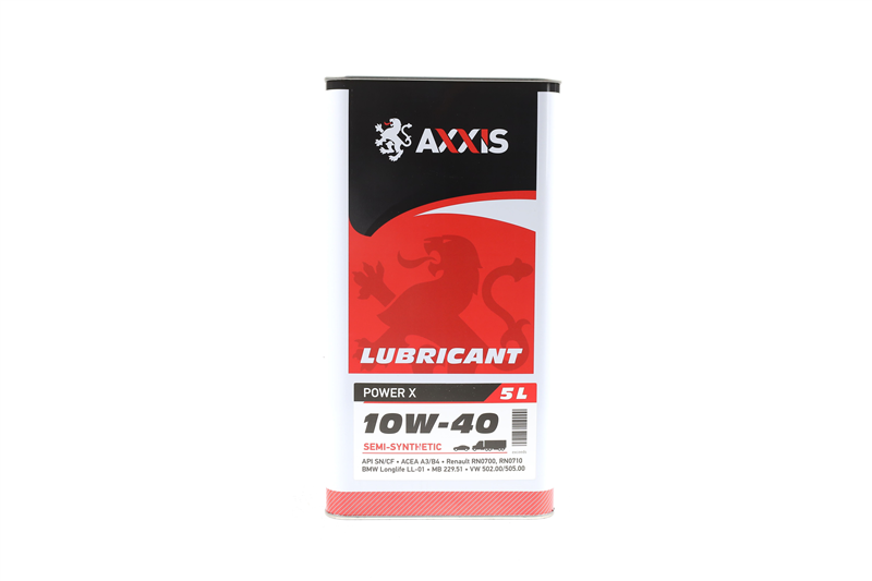 Олива моторна AXXIS 10W-40 Power Х (Каністра 5л)