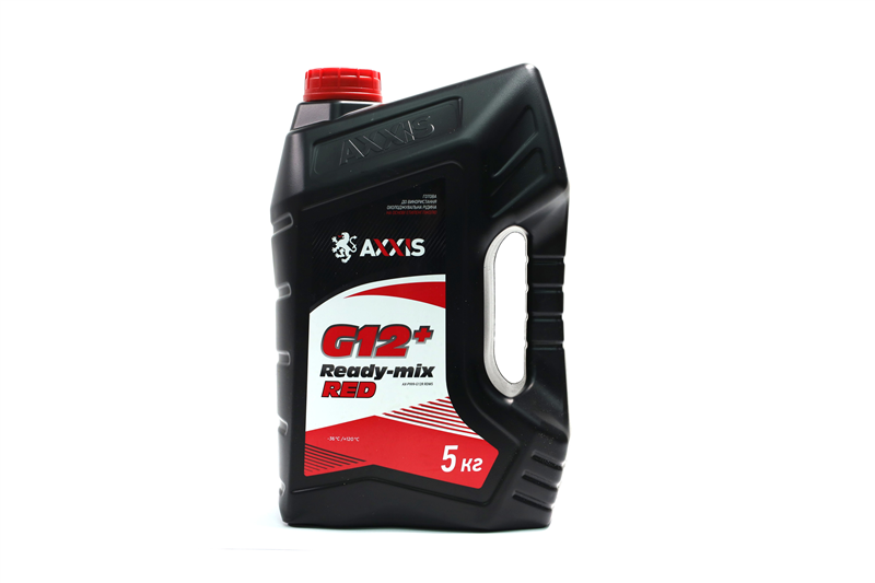 Антифриз RED G12+ Сoolant Ready-Mix -36°C  (червоний) (Каністра 5кг)