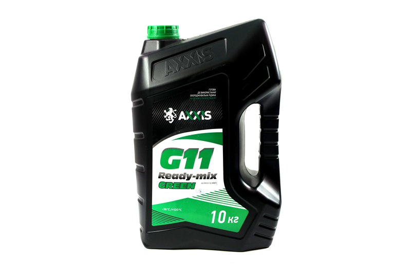 Антифриз GREEN G11 Сoolant Ready-Mix -36°C (зелений) (Каністра 10)