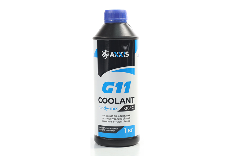 Антифриз BLUE G11 Сoolant Ready-Mix -36°C  (синій) (Каністра 1кг)