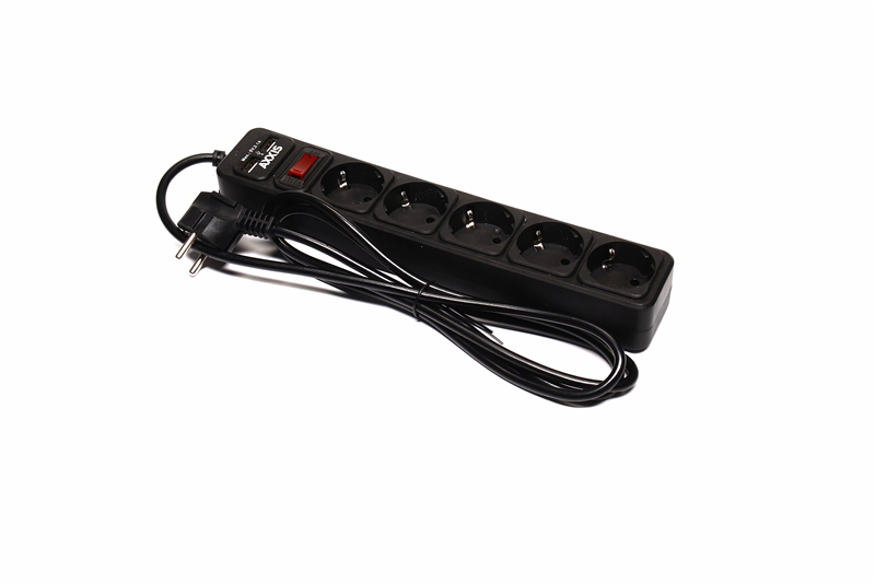 Сітковий фільтр, підовжувач usb2 optima base 5 1,8m black провід 3*0,75мм2