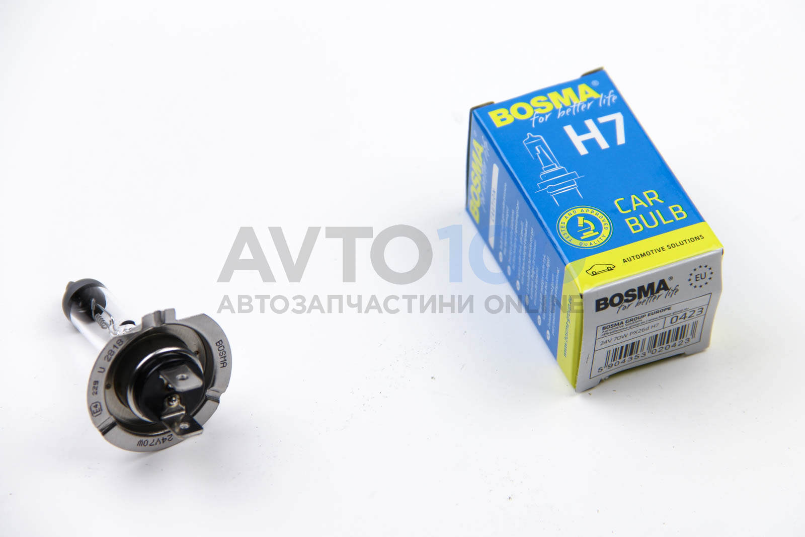 Автолампа H7 24V 70W PX26D