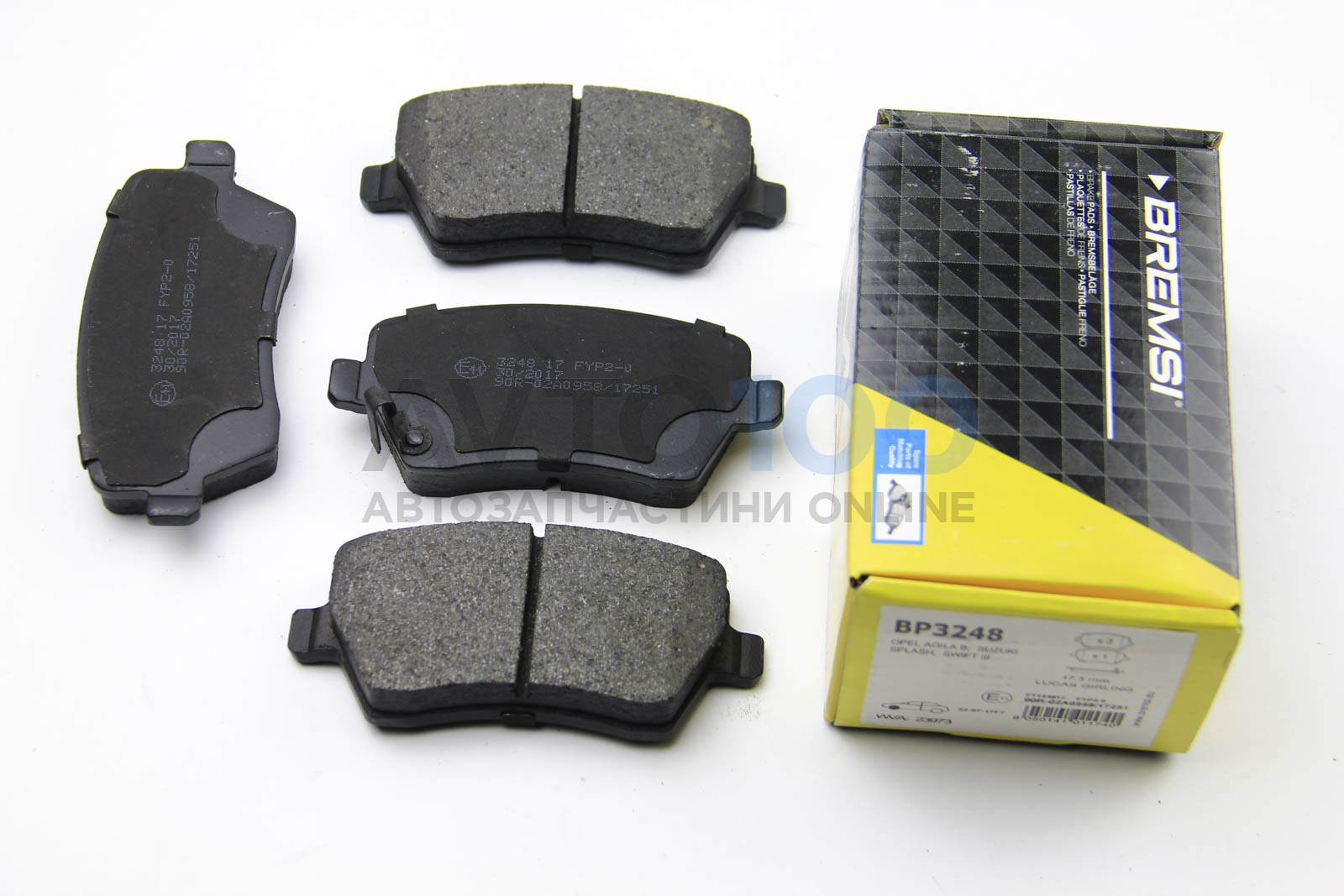 Колодки тормозные передние Suzuki Swift 05- (TRW)