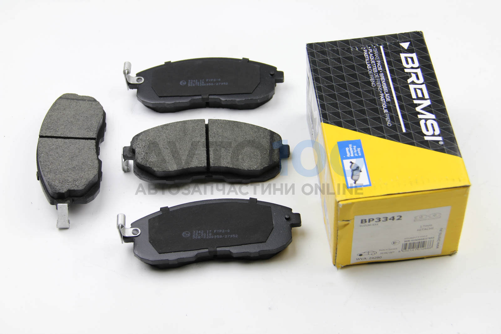 Гальмівні колодки передні Suzuki SX4 06-/Nissan Tiida 07-12