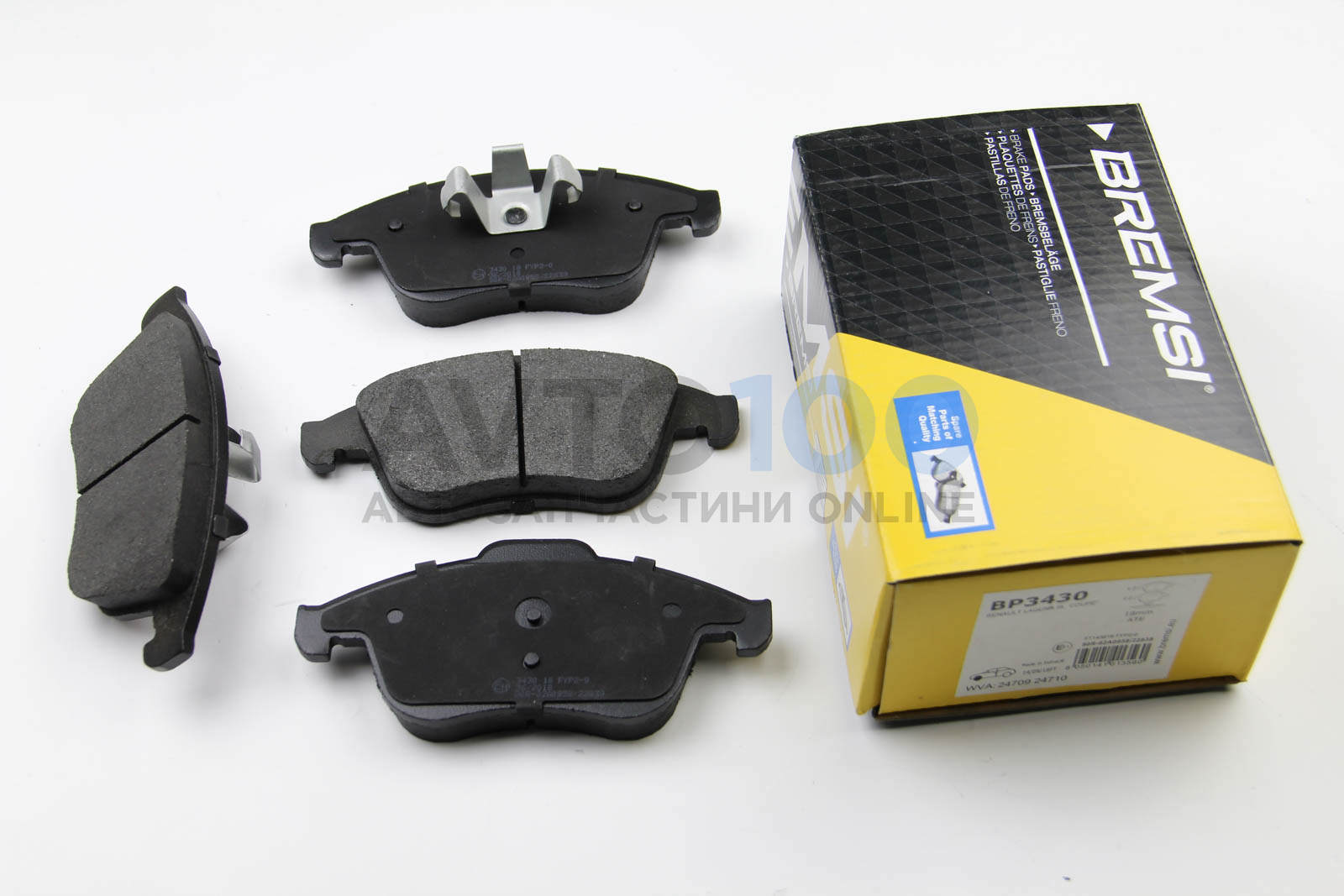 Колодки тормозные передние Renault Laguna 07-/Megane 12- (AT