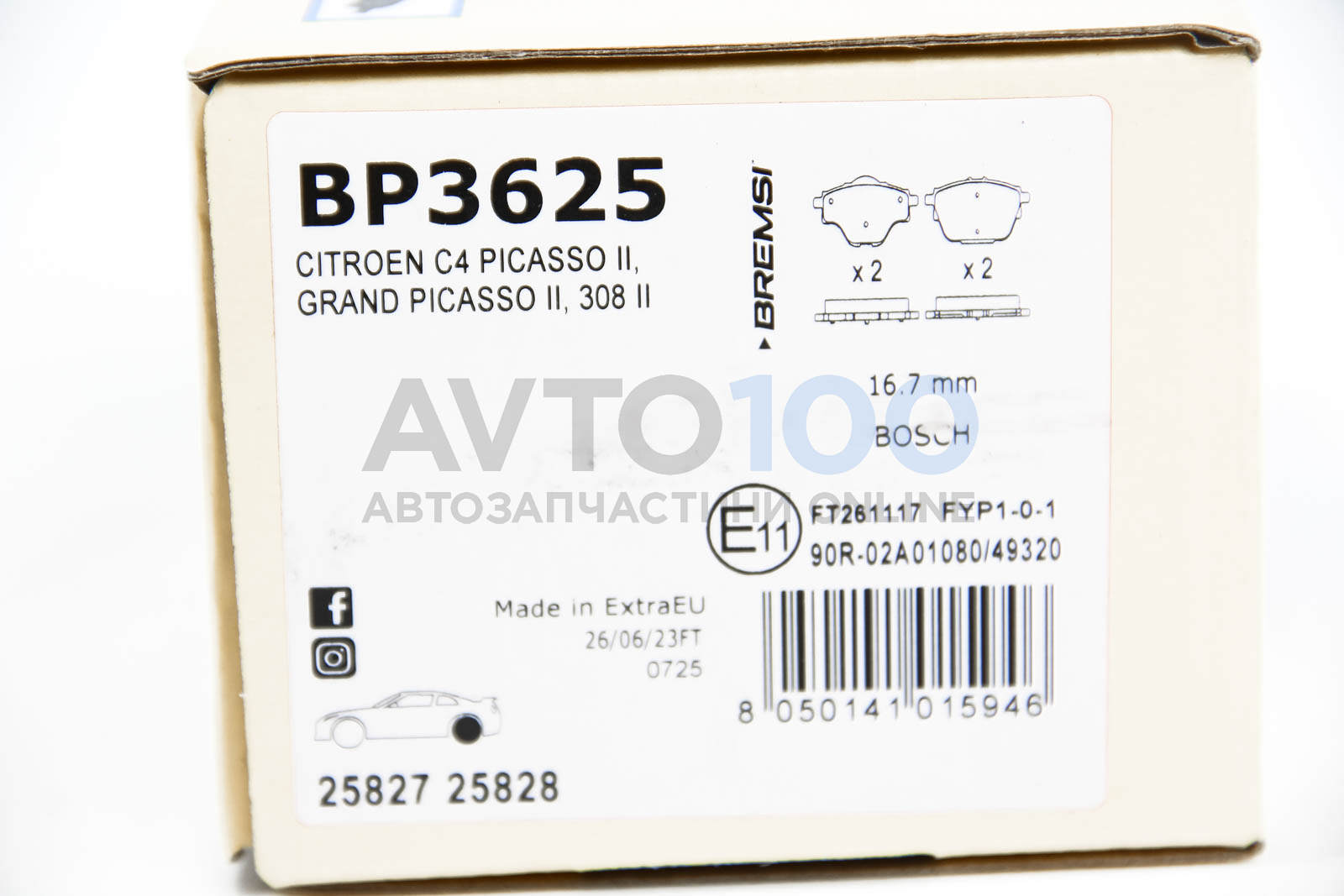 BP3625 BREMSI
