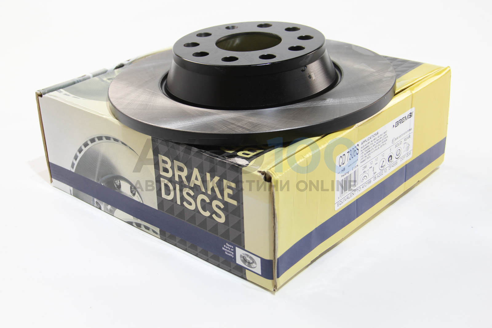 Диск тормозной (задний) Audi A3/VW Golf/Passat 04-14 (282x12) PRO