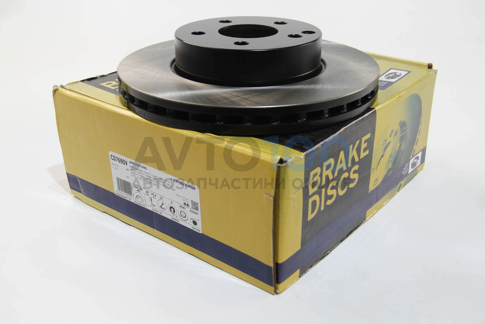 Диск тормозной (передний) MB E-class (W211/W212/S211/S212) 02-09 (295x28) (с покрытием) (с отверст)(вентилируемый)