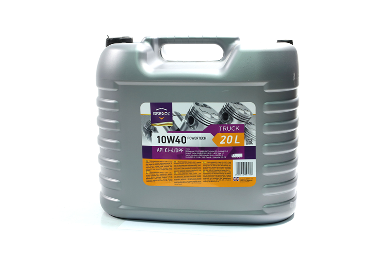 Масло моторне brexol truck powertech 10w40 ci-4 / dpf (каністра 20л)