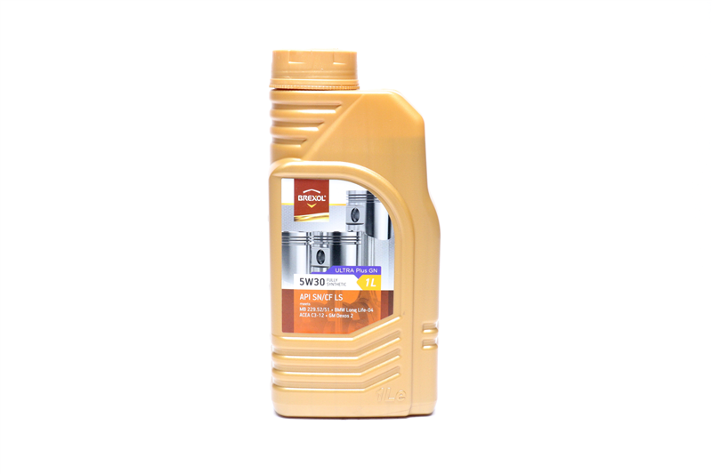 Масло моторне brexol ultra plus gn 5w30 api sn / cf ls (каністра 1л)