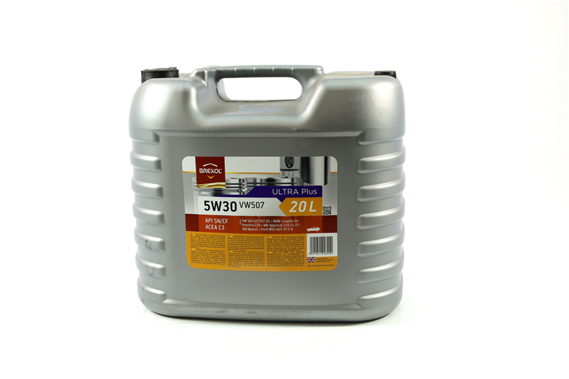Олива моторна BREXOL Ultra Plus  5W30 SN   VW 504/507 (Канистра 20л)