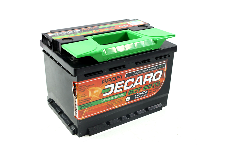 Акумулятор 60Ah-12v DECARO PROFI (242x175x175),L,EN600