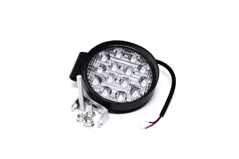 Фара led круглая 42w, 14 ламп, 116*137,5мм стандарт 
