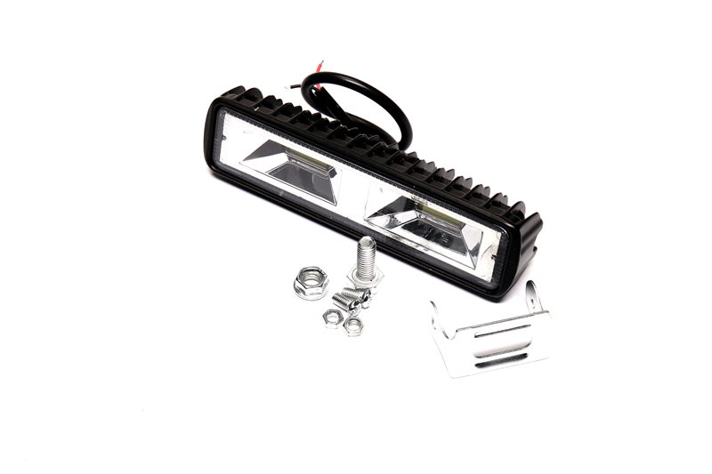 Фара LED прямоугольная (chip COB) 48W 6000K (2 диода) (15см х 4см х 4см) алюминиевый корпус
