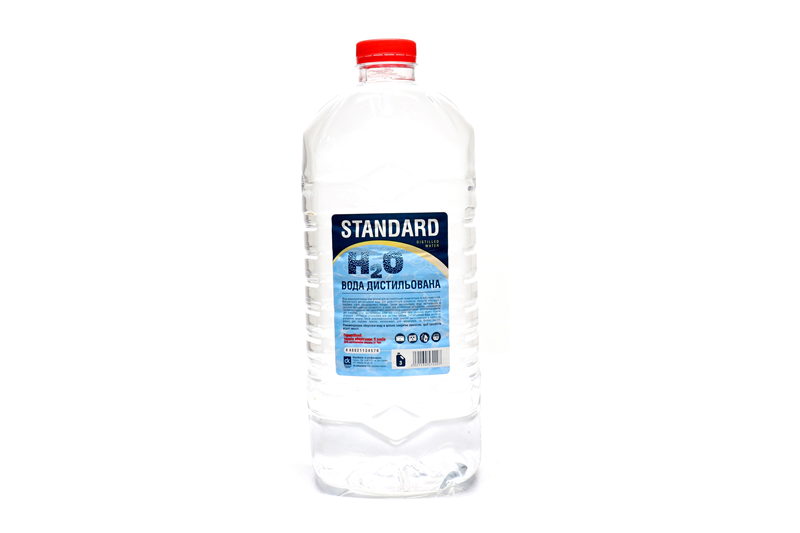 Вода дистил. standart (канiстра 3л) <дк>