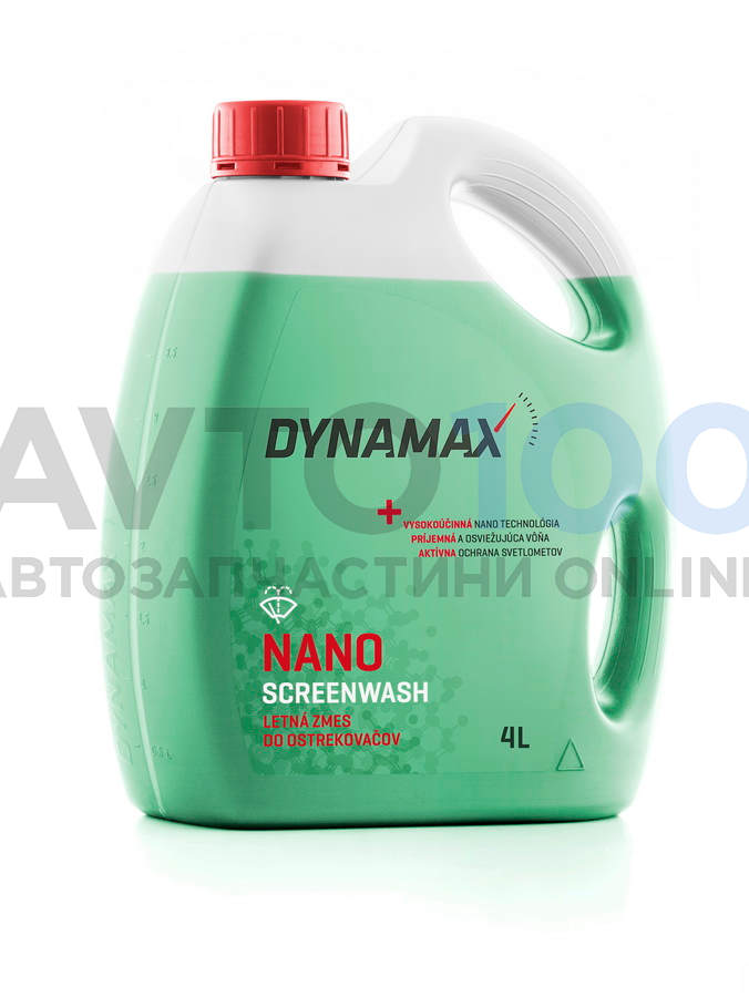 Омивач скла літній DYNAMAX NANO MELON KIWI GREEN (4L)
