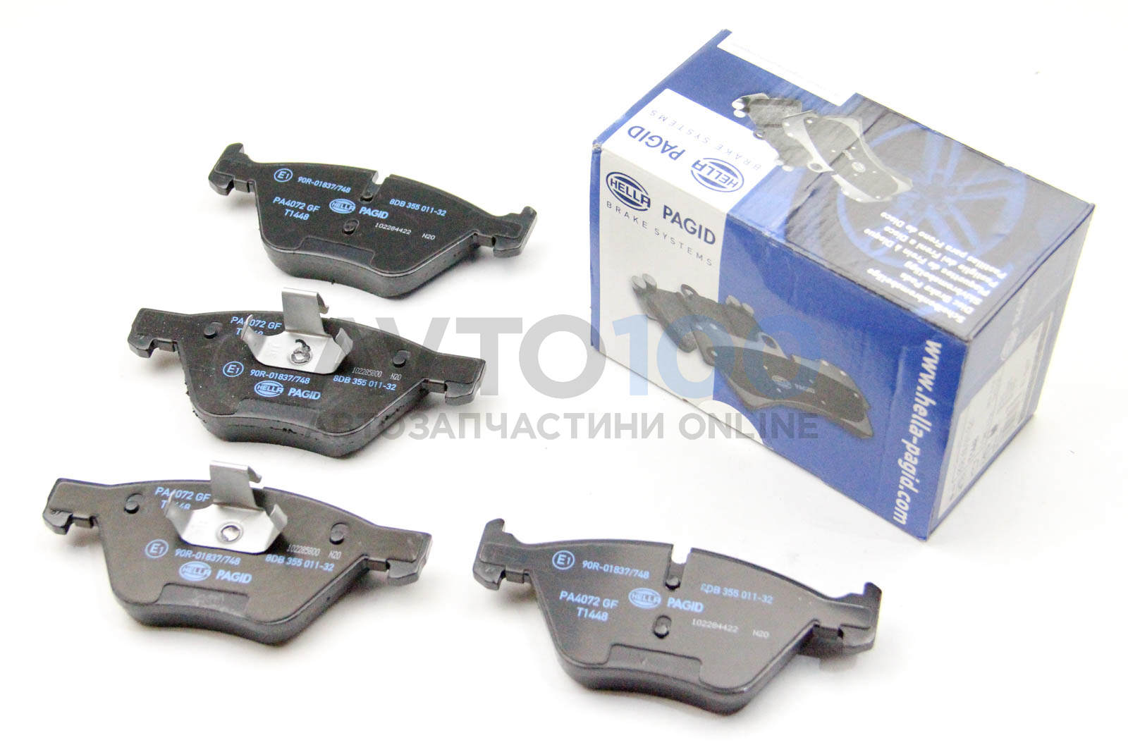 Колодки передні гальмівні BMW 3(E90)/1(E81) 04-13 (ATE)