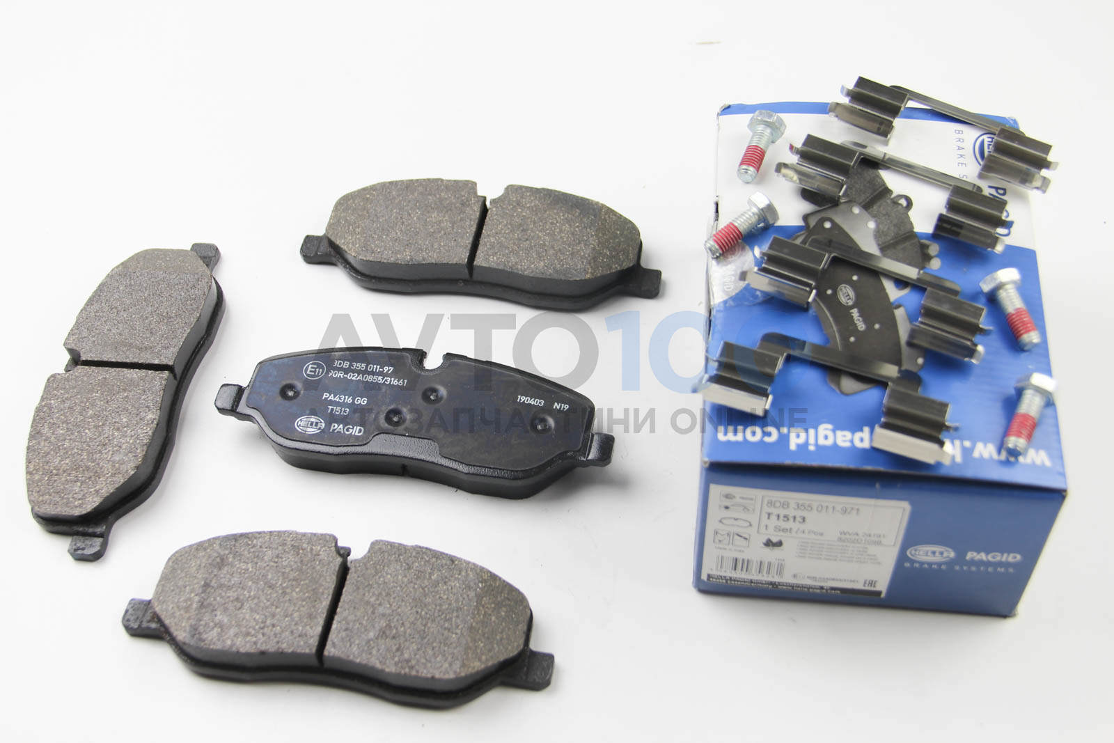 Гальмівні колодки (передні) Land Rover Discovery III/IV 04-18/Range Rover III 02-12/Sport I 05-13