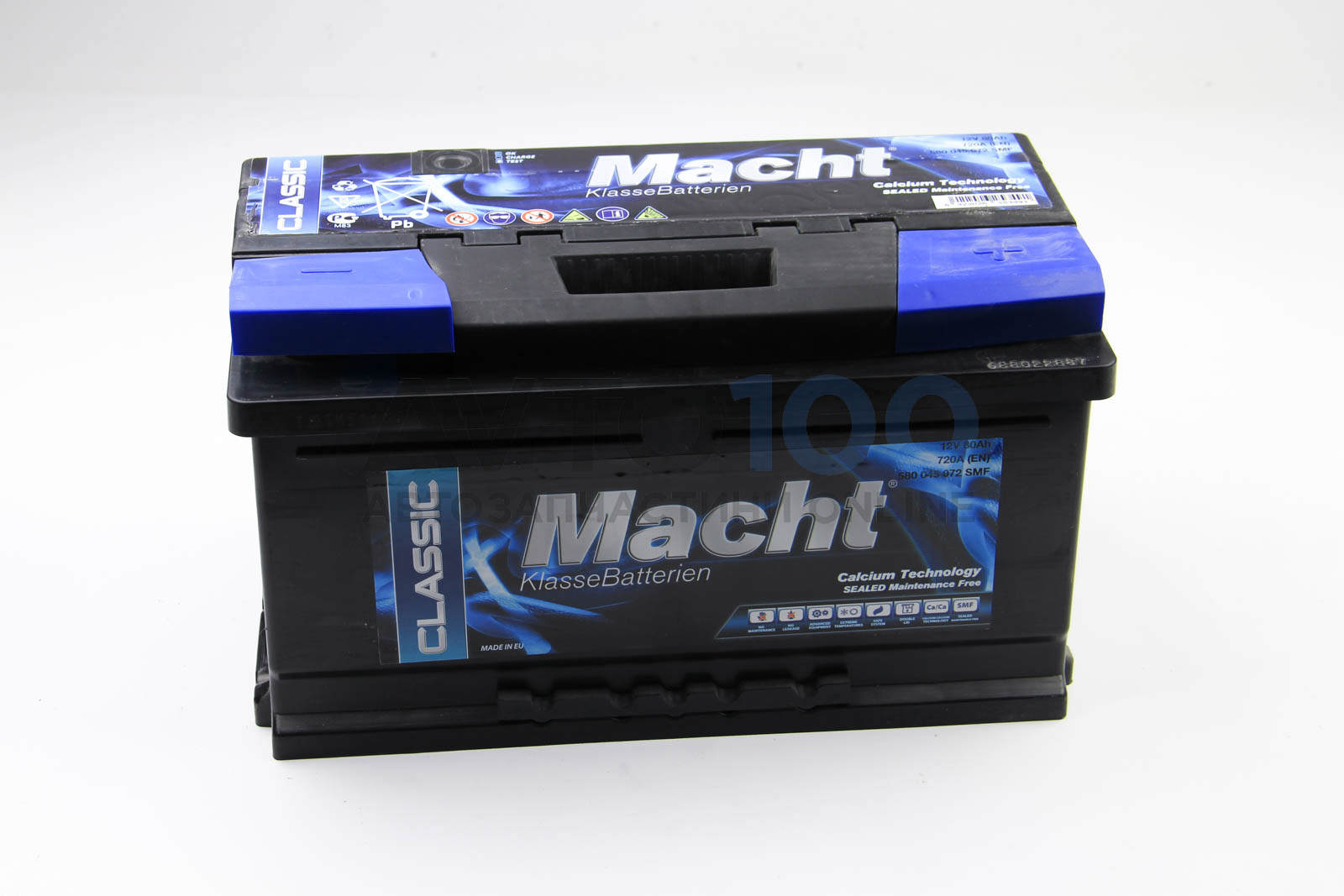 Акумулятор Macht 80Ah/720A