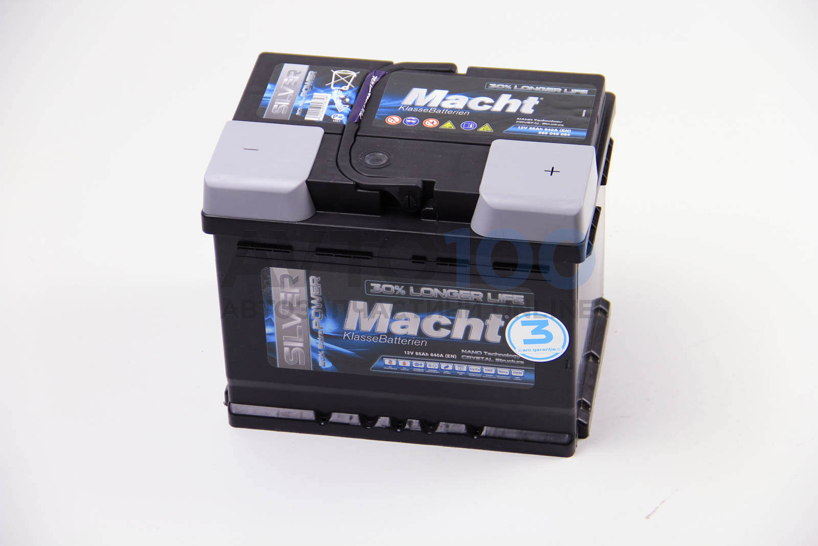 Акумулятор Macht Silver Power 65Ah/640A