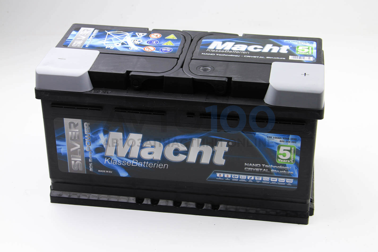 Акумулятор Macht Silver Power 100Ah/920A