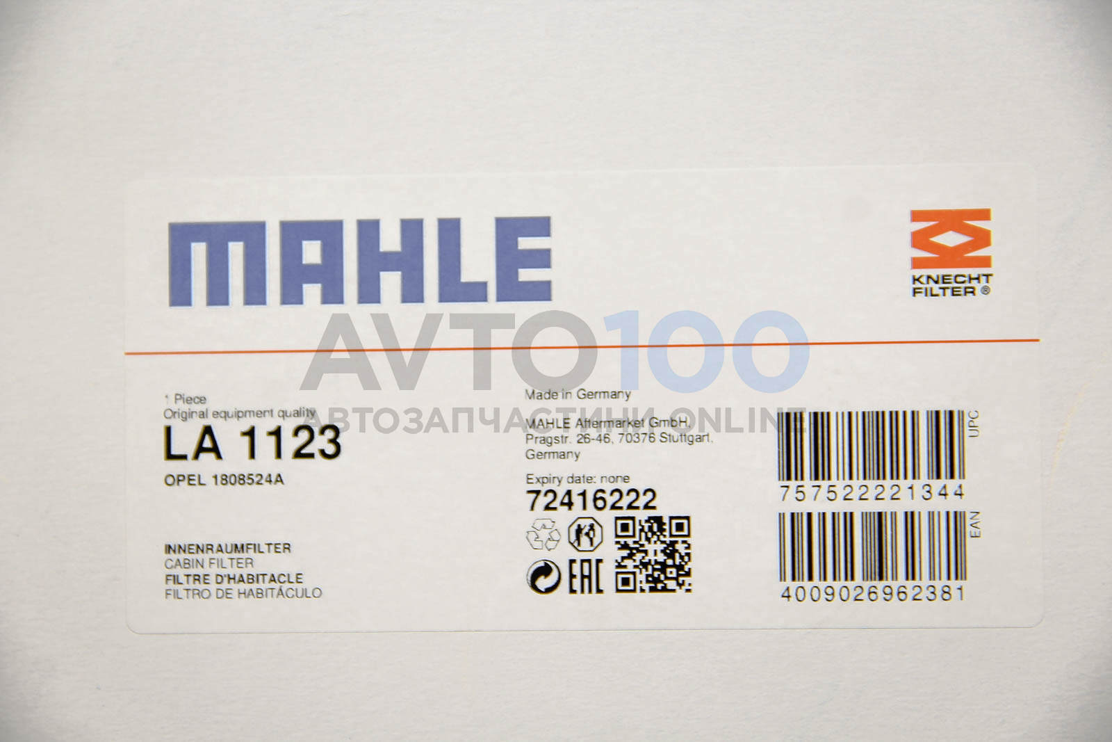 LA1123 MAHLE