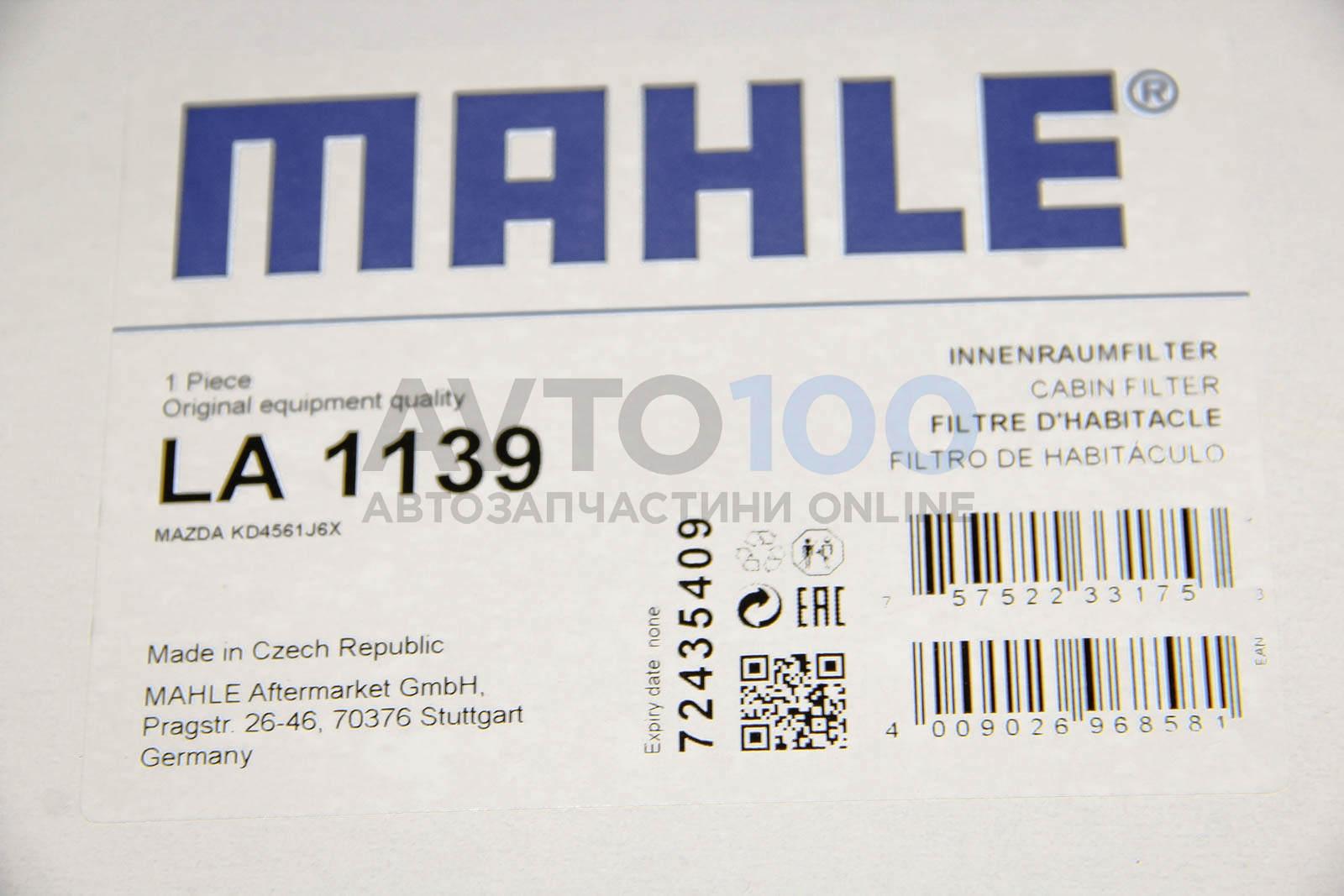 LA1139 MAHLE