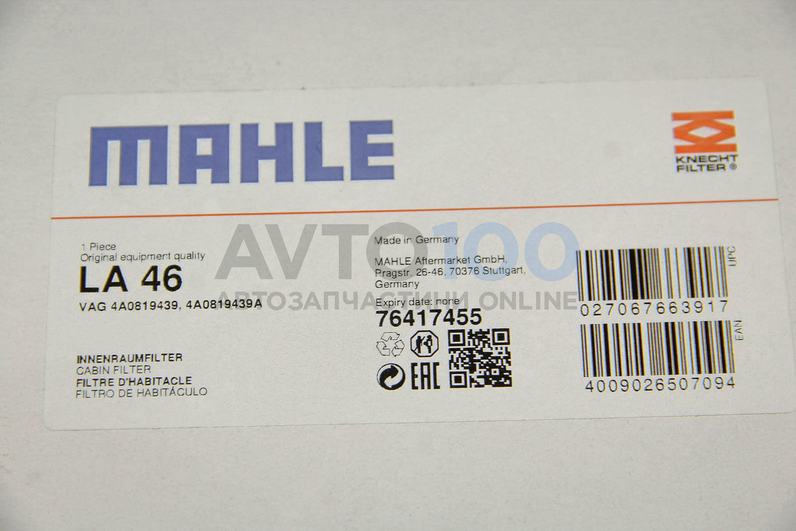 LA46 MAHLE
