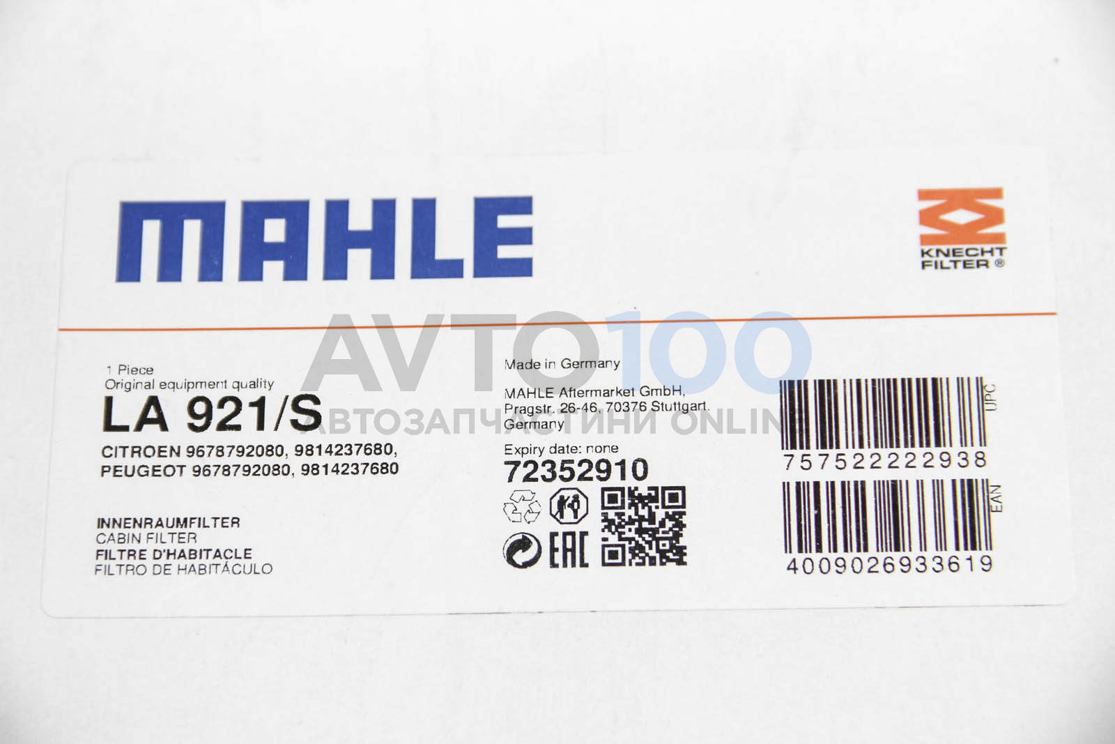 LA921S MAHLE