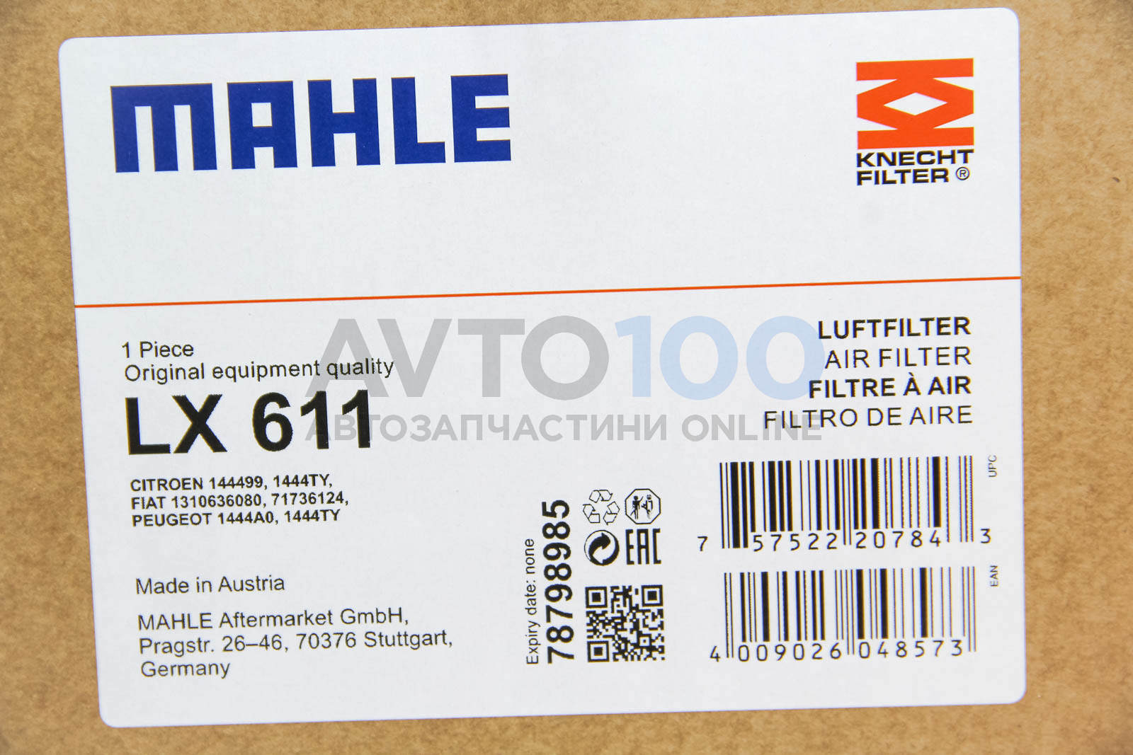 LX611 MAHLE