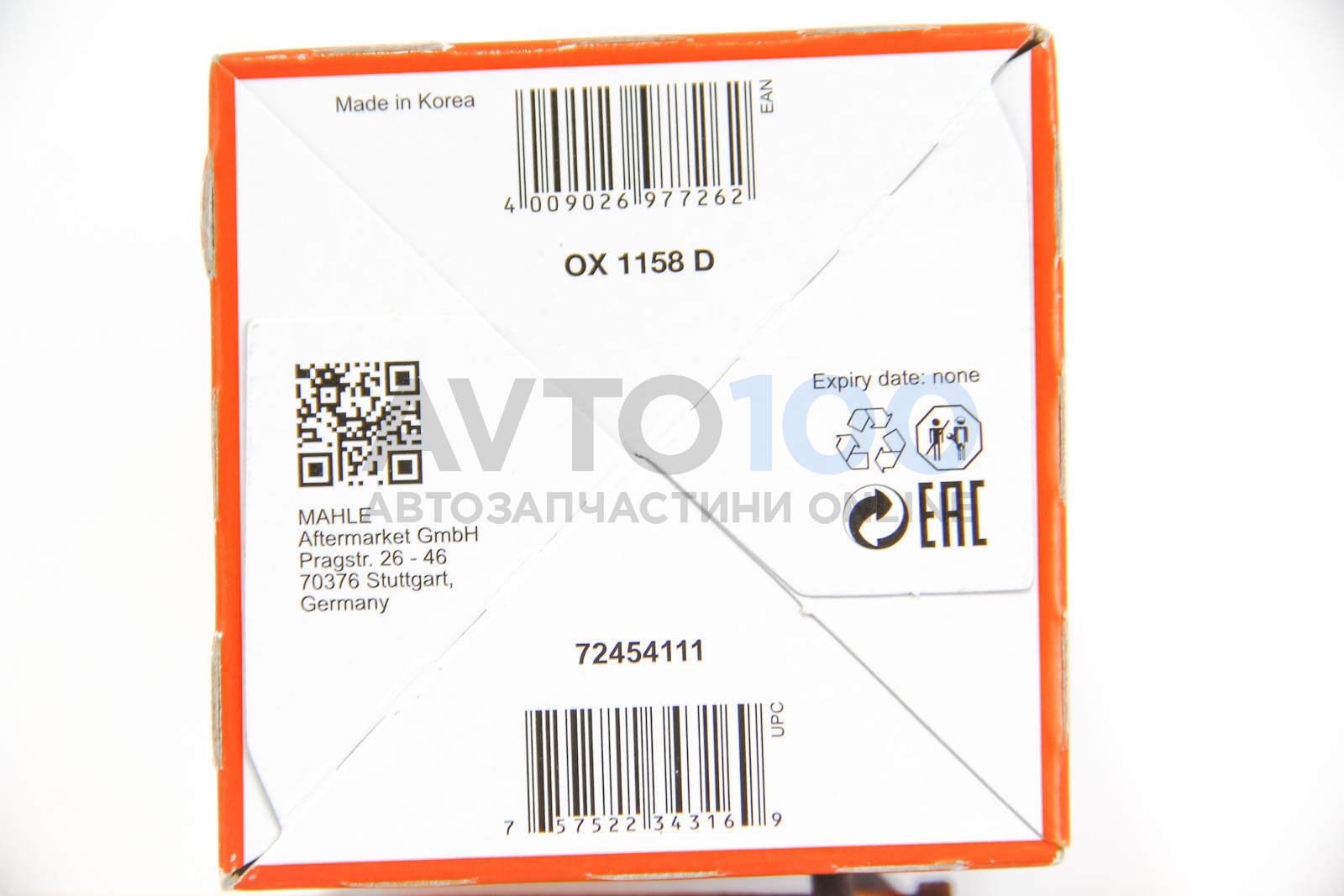 OX1158D MAHLE