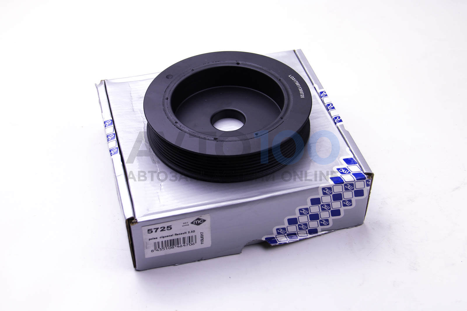 Шків колінвала master/trafic 2.5 dci 01- (7pk)