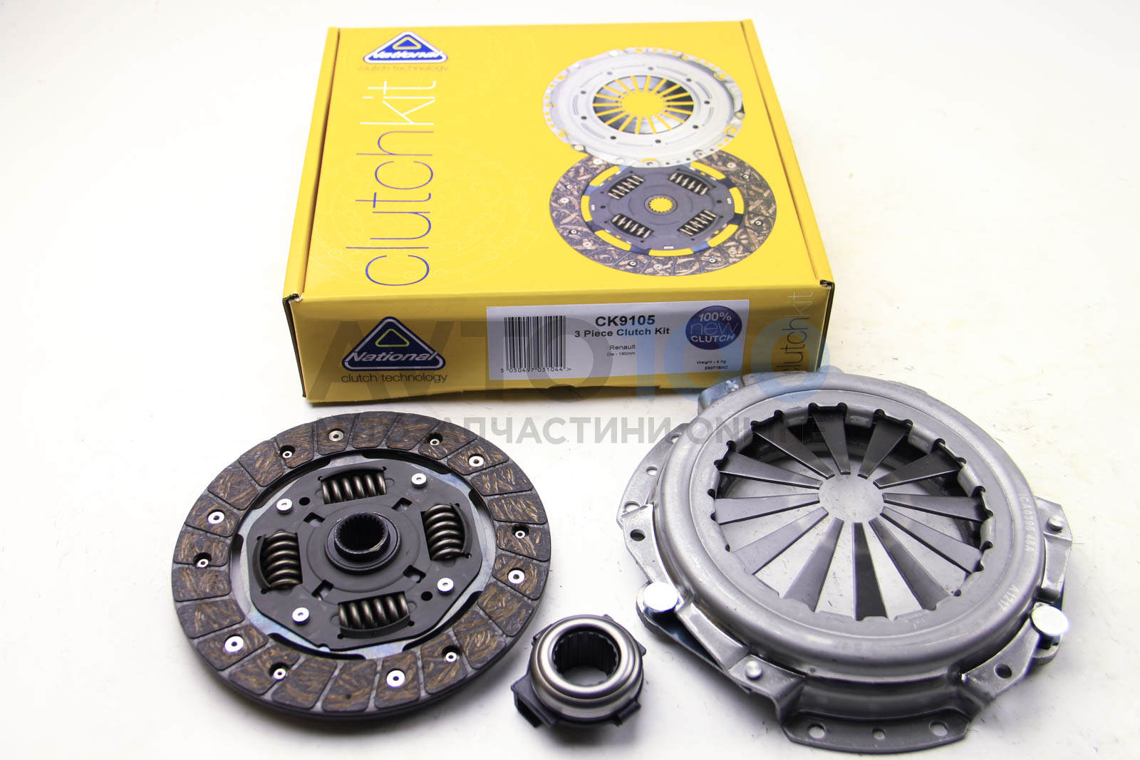 Комплект зчеплення Megane I/Clio I 1.2/1.4 i 96- (180mm)