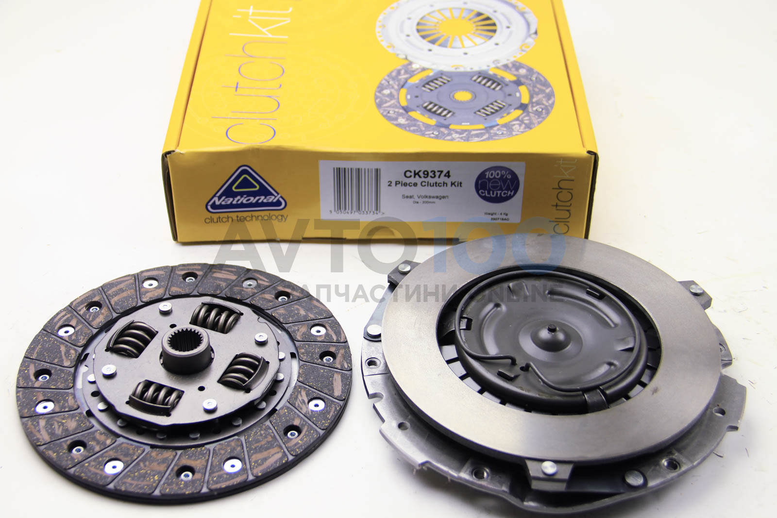 Комплект зчеплення Caddy II/Polo 1.6i/1.7SDI/1.9D/SDI (200mm