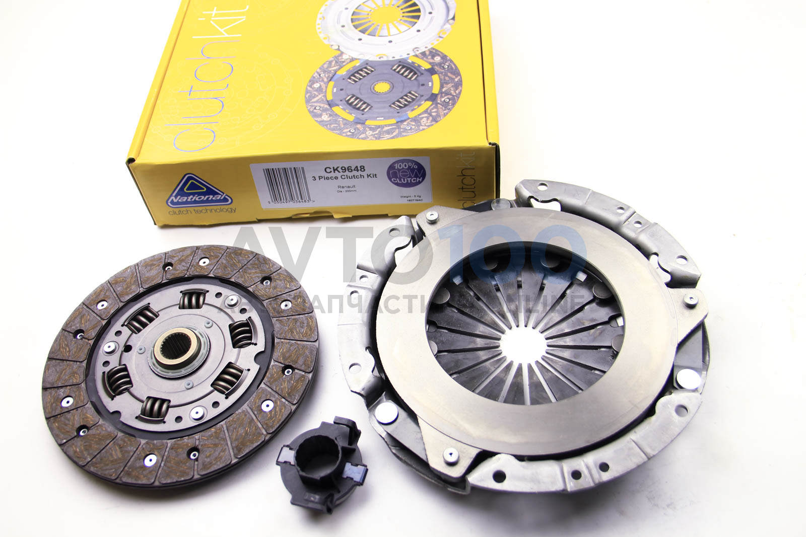 Комплект зчеплення 1.4/1.6 16V Kangoo 01-/Megane 96-03/Logan