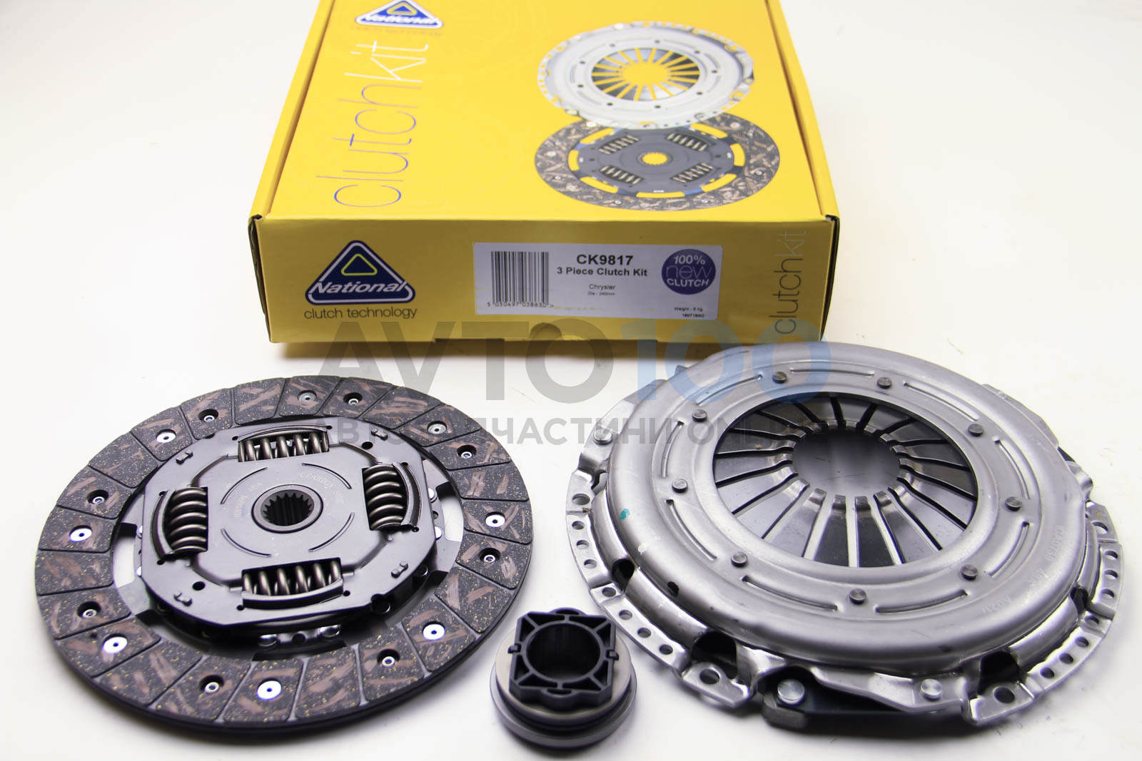 Комплект зчеплення Chrysler Voyager IV 2.5CRD 00-08 (240mm)